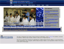Tablet Screenshot of hhmi.fullerton.edu