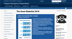 Desktop Screenshot of emergencypreparedness.fullerton.edu