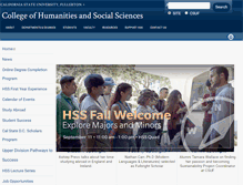 Tablet Screenshot of hss.fullerton.edu